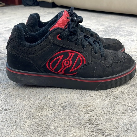Heelys Motion Plus Roller Shoes Skate Sneakers Black Low Top Sz 6Y - Picture 8 of 14